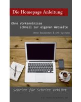 Das Cover des eBooks "Die Homepage Anleitung"