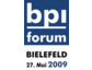 bpi forum 2009 in der SchücoArena am 27. Mai 2009